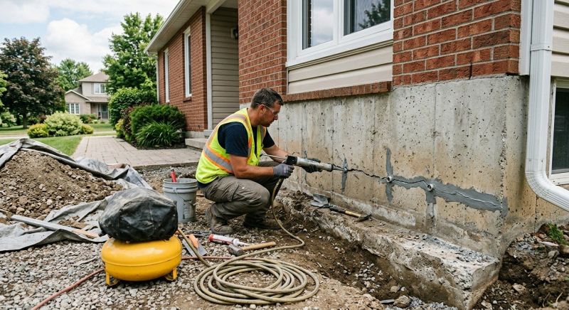 Basement Foundation Repair in Summit County, OH