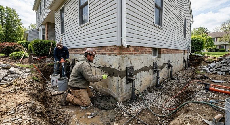 Basement Foundation Repair in Wadsworth, OH