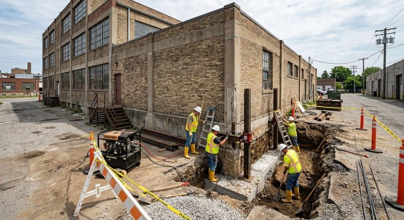 Building Foundation Repair in Hudson, OH