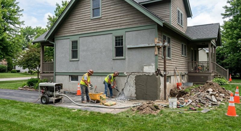 Building Foundation Repair in Summit County, OH