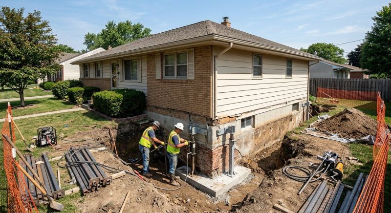 Building Foundation Repair in Northfield, OH