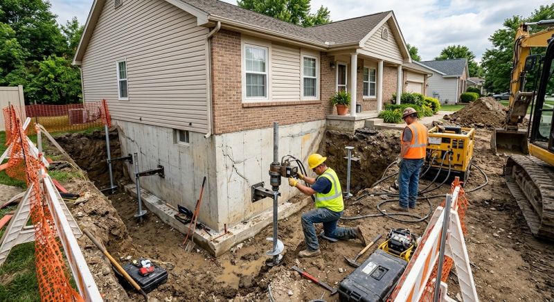 Building Foundation Repair in Rootstown, OH