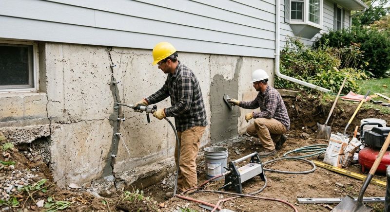 Building Foundation Repair in Wooster, OH