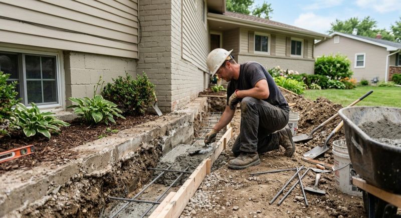 Concrete Foundation Repair in Akron, OH