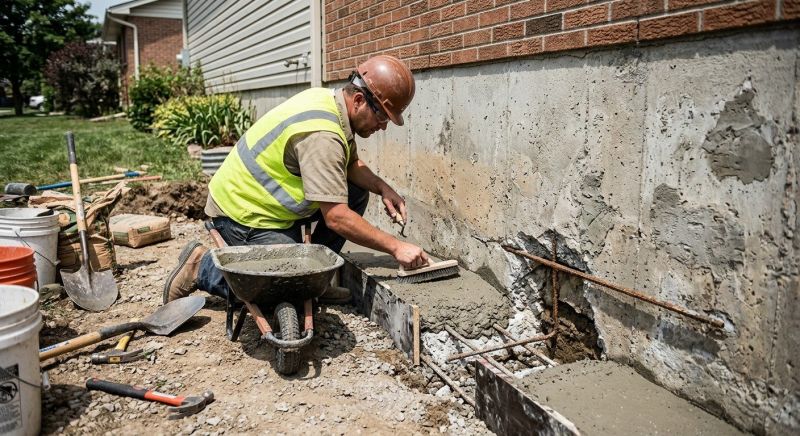 Concrete Foundation Repair in Brecksville, OH