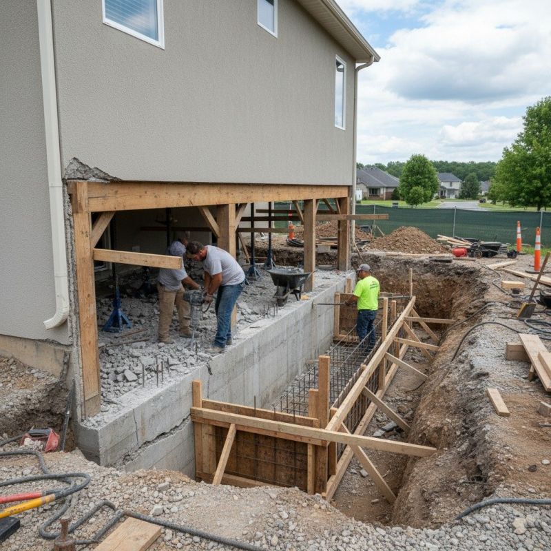 Concrete Foundation Repair in Summit County, OH