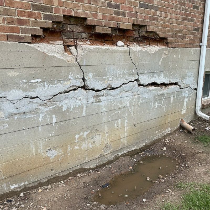 Cracked Foundation Repair in Massillon, OH