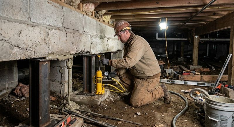 Crawl Space Leveling in Summit County, OH