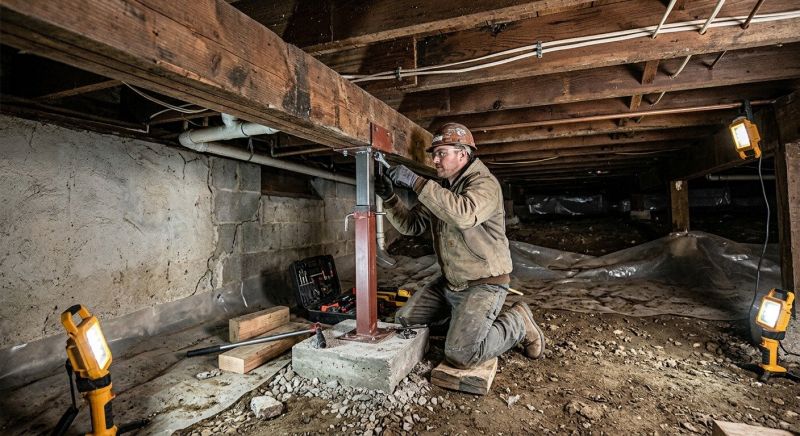 Crawlspace Foundation Repair in Canton, OH