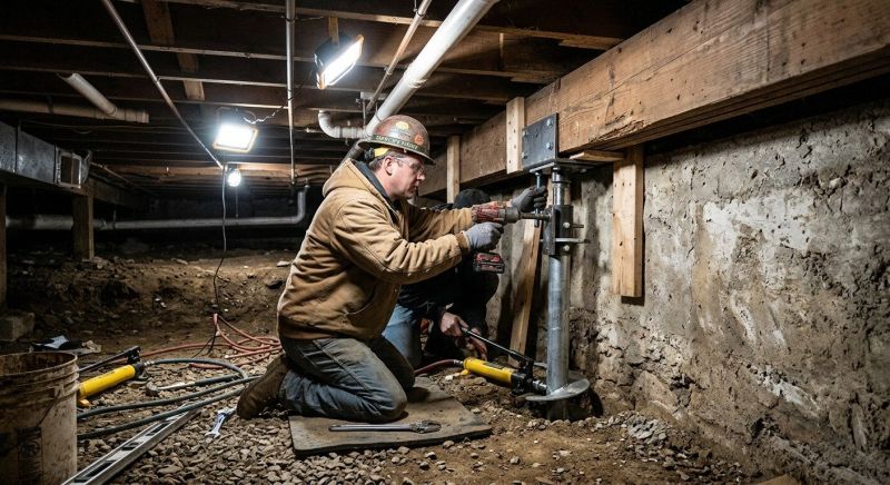 Crawlspace Foundation Repair in Hudson, OH