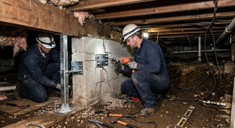 Crawlspace Foundation Repair in Rootstown, OH