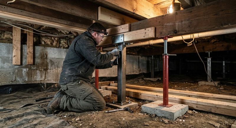 Crawlspace Structural Repair in Summit County, OH