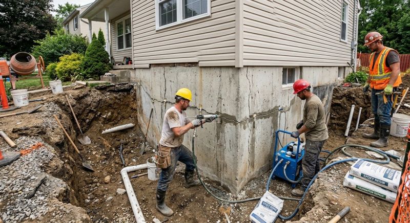 Foundation Damage Repair in Orrville, OH