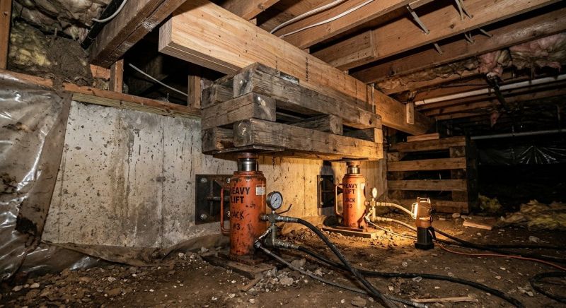 Foundation Jacking in Ravenna, OH