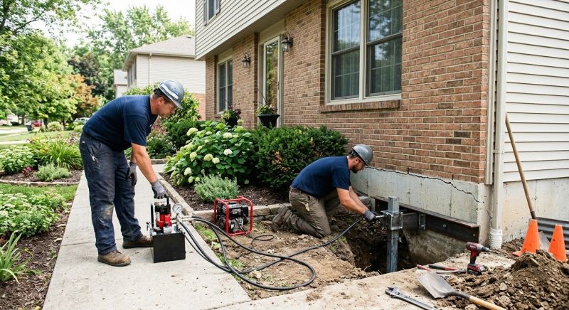Foundation Jacking in Rittman, OH