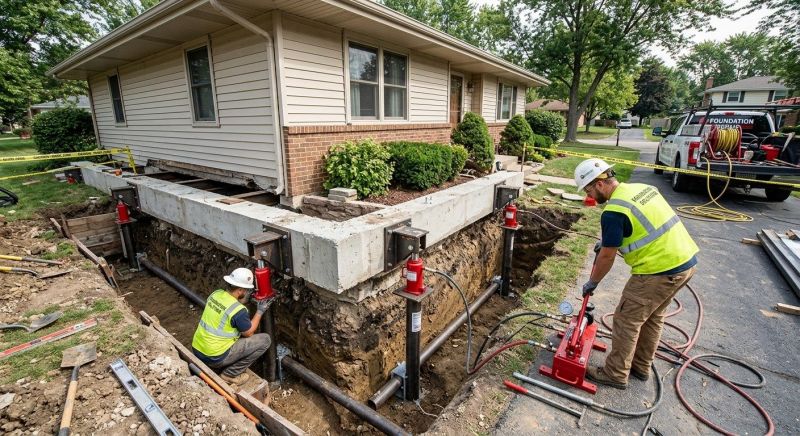 Foundation Jacking in Rittman, OH