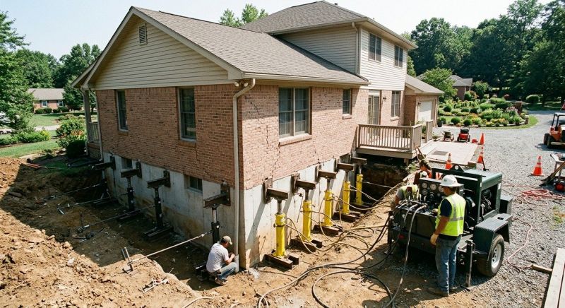 Foundation Jacking in Rootstown, OH