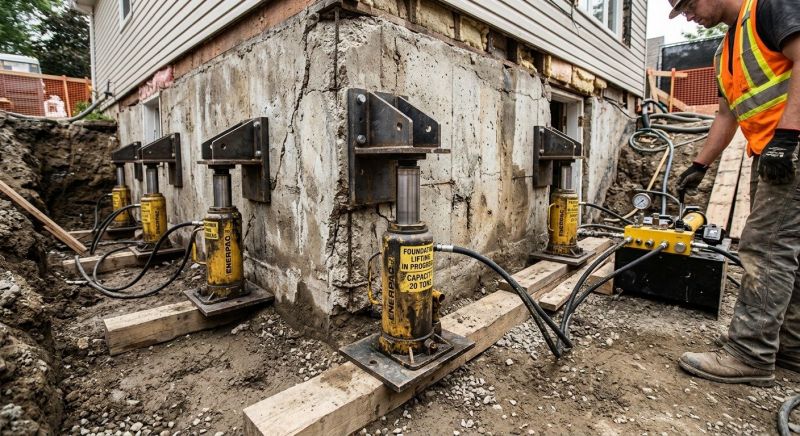 Foundation Jacking in Stark County, OH