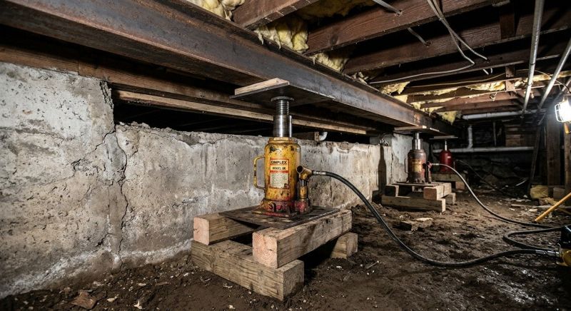 Foundation Jacking in Wayne County, OH