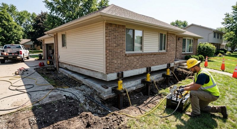 Foundation Lifting in Barberton, OH