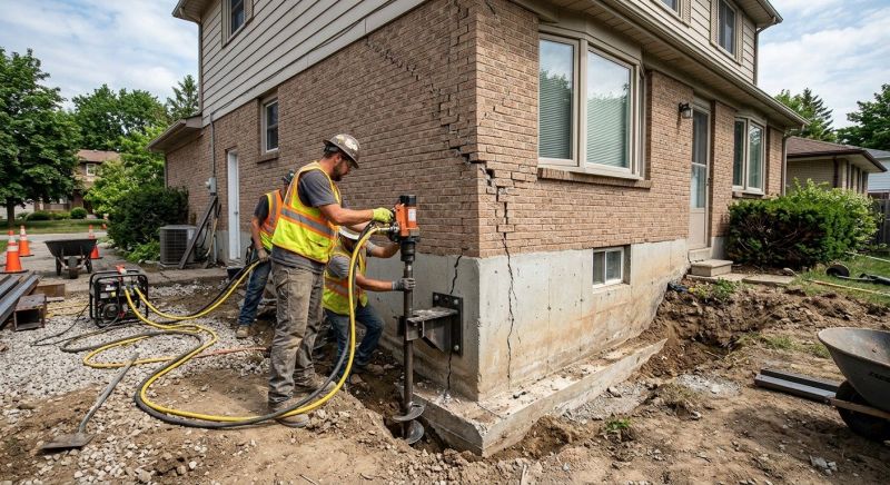 Foundation Lifting in Canton, OH