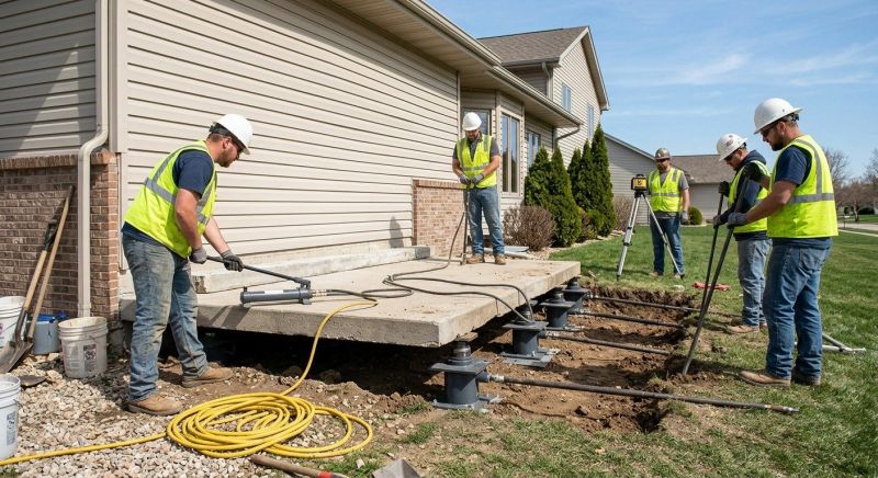 Foundation Lifting in Stark County, OH