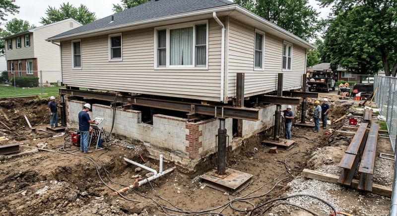 Foundation Lifting in Streetsboro, OH