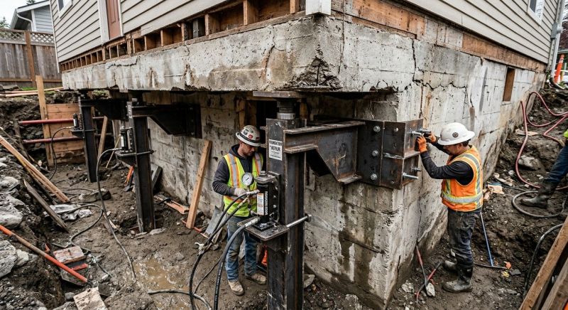 Foundation Lifting in Strongsville, OH
