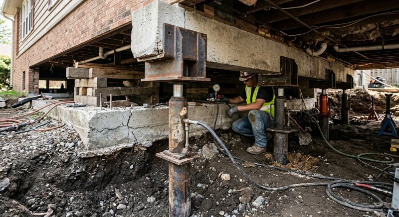 Foundation Lifting in Wayne County, OH
