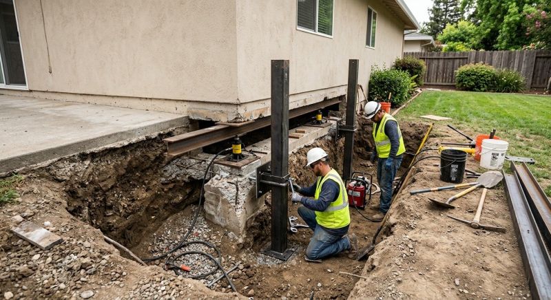 Foundation Pier Repair in Summit County, OH