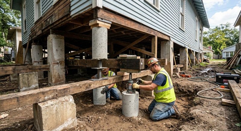Foundation Pier Repair in Summit County, OH