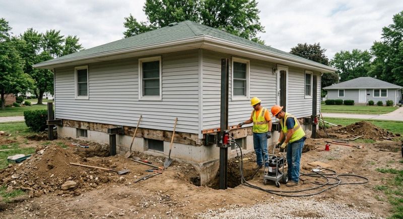 Foundation Raising in Rootstown, OH