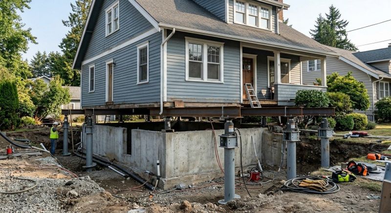 Foundation Raising in Strongsville, OH