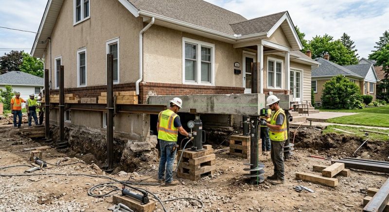 Foundation Releveling in Summit County, OH