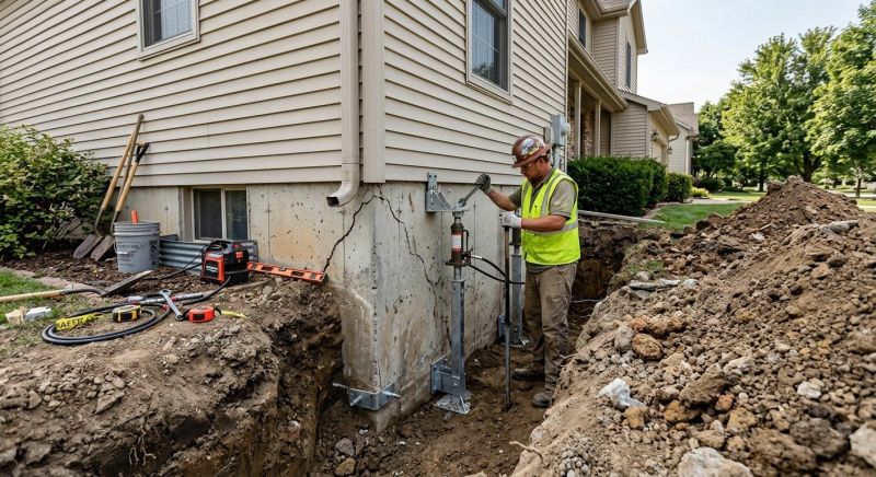 Foundation Stabilizing in Hinckley, OH