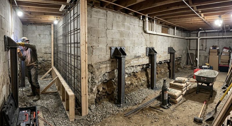 Foundation Stabilizing in Medina, OH