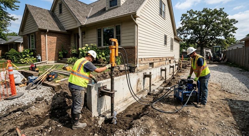 Foundation Stabilizing in Rittman, OH