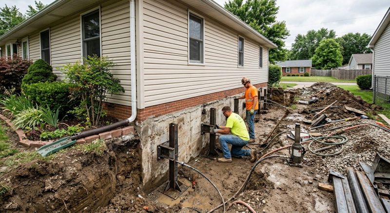 Foundation Stabilizing in Stow, OH