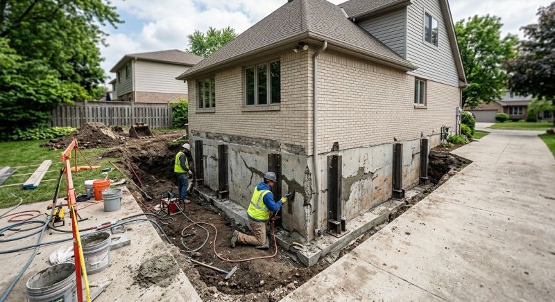 Foundation Structural Repair in Northfield, OH