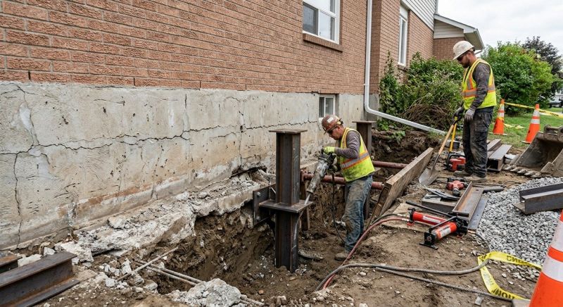Foundation Structural Repair in Northfield, OH
