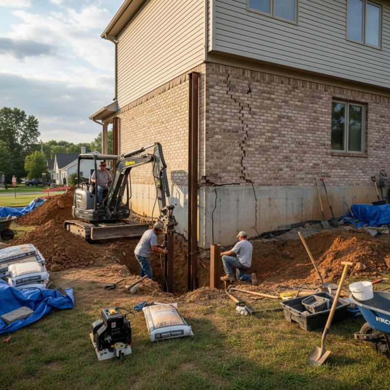 Foundation Structural Repair in Orrville, OH