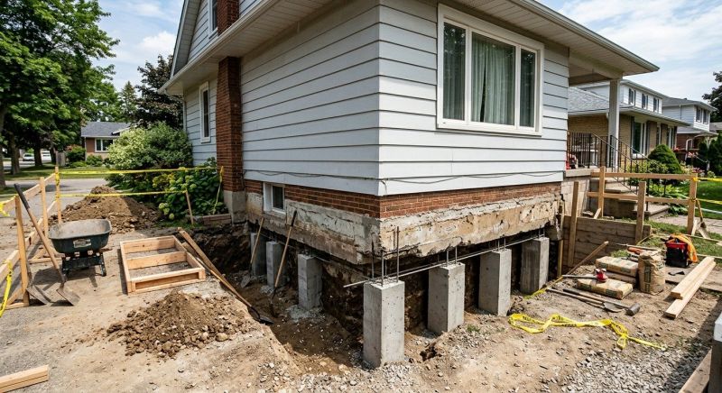 Foundation Underpinning in Summit County, OH