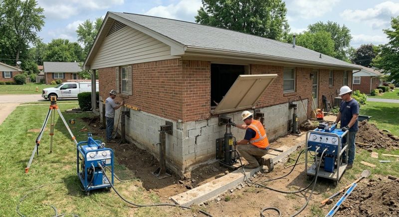 Home Foundation Leveling in Rootstown, OH