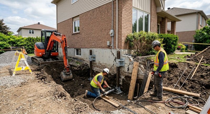 Home Foundation Repair in Rootstown, OH
