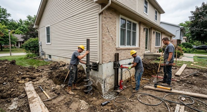 House Foundation Repair in Wooster, OH
