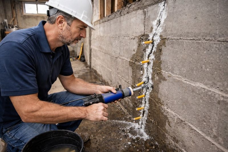 Leaking Foundation Repair in Summit County, OH