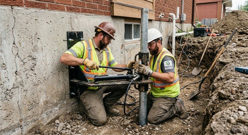 Settling Foundation Service in Massillon, OH