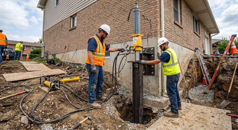 Settling Foundation Service in Medina, OH