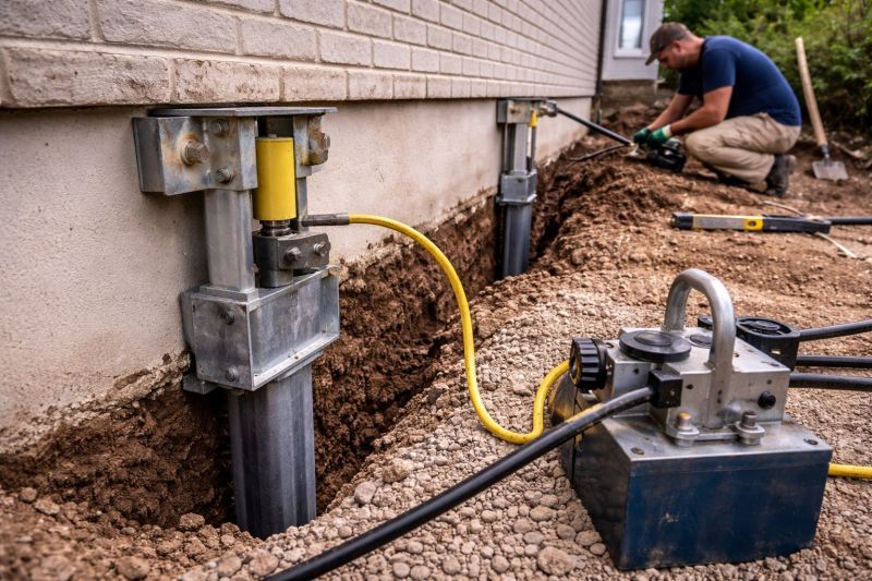 Sinking Foundation Repair in Stow, OH