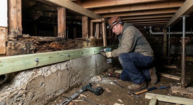 Sinking Foundation Repair in Wadsworth, OH
